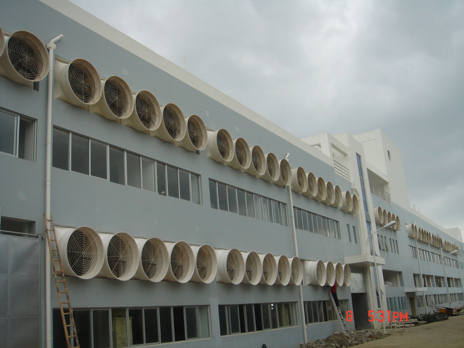 鋁塑板廠降溫、鋁塑板車間通風 車間降溫設備通風設備